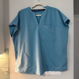 Fabletics Evolve Scrub Top, XL, Wave